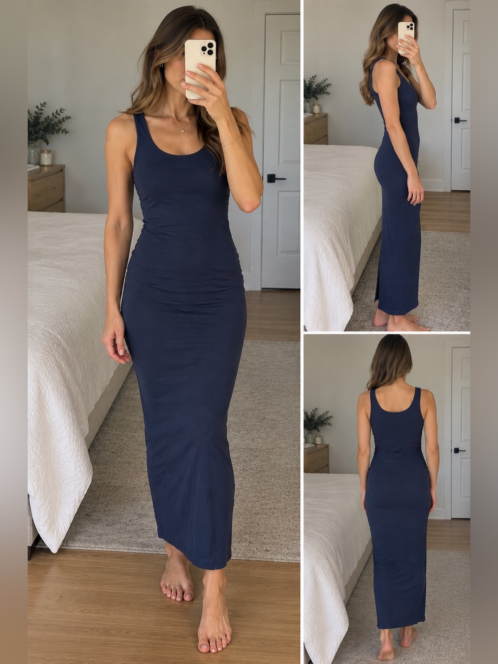 Quince ribbed tank maxi dress
